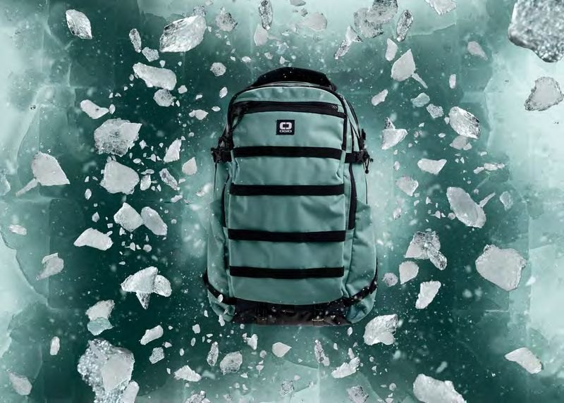 OGIO backpack on ice
