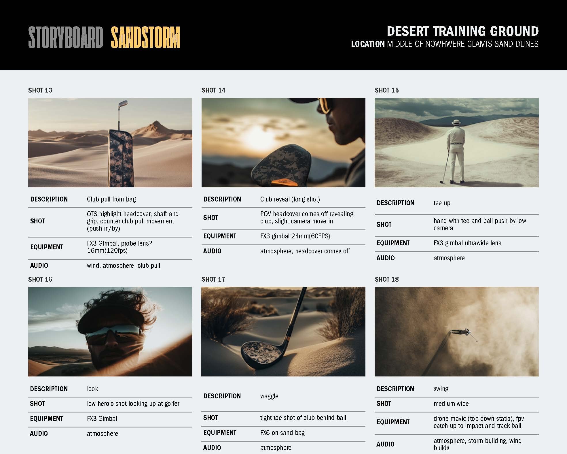 Sandstorm storyboard, page three