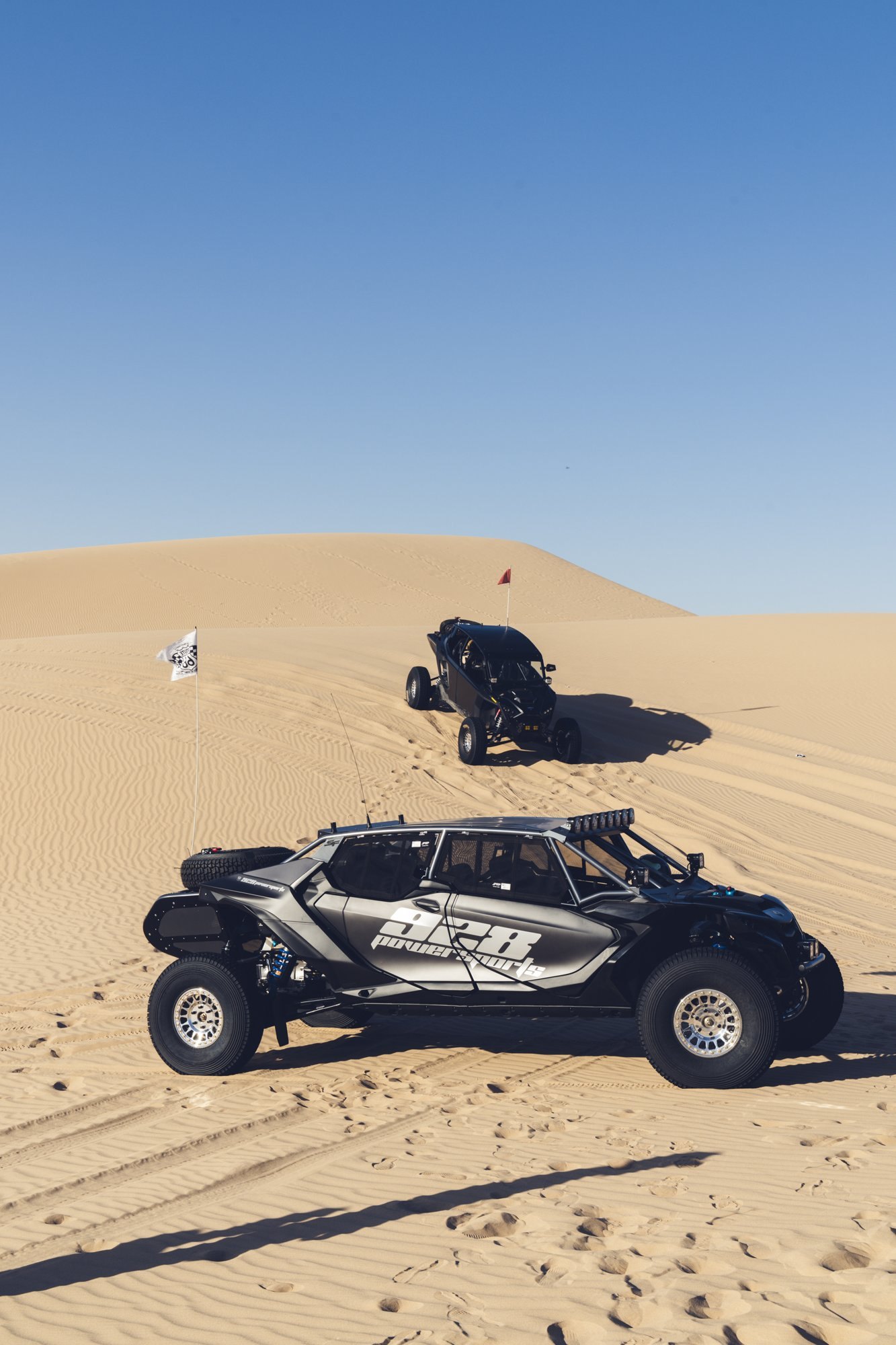 Off-road vehicle on the dunes